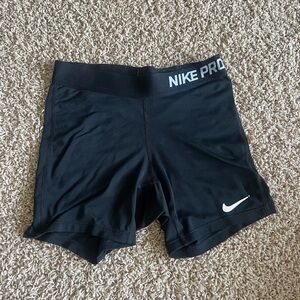 nike pro black spandex. size child’s large